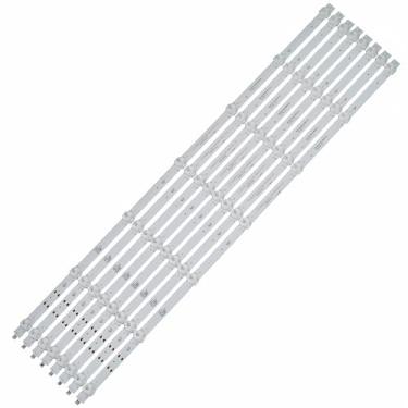 Imagem de XIMAIACC 8 peças de fitas de retroiluminação LED para ONN 100012587 100012587-CA LED65D07-ZC62AG-02D 30365007043 65R3 M22227-MT M22083-MT