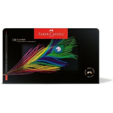 Imagem de Lápis De Cor Supersoft 120 Cores Estojo Lata Faber-castell