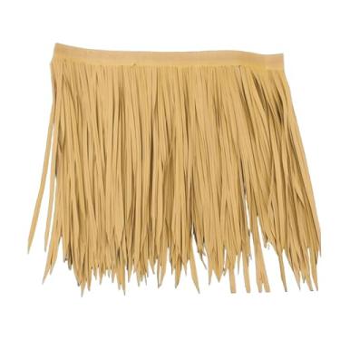 Imagem de RNXRZANK Acessórios para Telhado de Palha Artificial: Cobertura Realista de Palha de Palmeira para Decoração de Pátio, Guarda-sol, Cerca E Cabana de Festa, Estilo B, Tamanho real