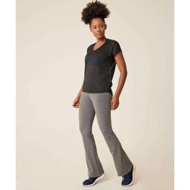 Imagem de Calça Feminina Bailarina Fitness Básica Marisa-48010, Cinza, P