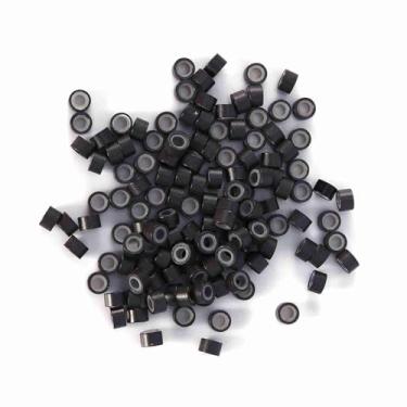 Imagem de Generic Anéis de Extensão de Cabelo Com Forro de Silicone, 1000 Peças, Ferramentas de para Cabelo Humano, 5 Cores, Prático para Uso Em Salão de Beleza (Castanho Escuro)