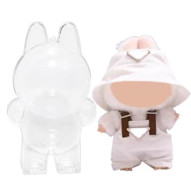 Imagem de IMMER LIEBEN Protective Case with White Clothes HD Transparent Case Thickened Material Protector Against Drops and Dust Waterproof While Maintaining Crystal-Clear Clarity, Standing (No Doll)