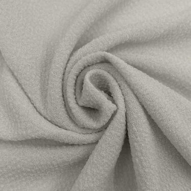 Imagem de Stylish FABRIC Tecido de malha jacquard de mistura de poliéster e elastano de 152 cm - 220 g/m2, peso médio, elástico em 4 vias, macio e respirável, da The Yard - Ideal para vestuário, cortinas