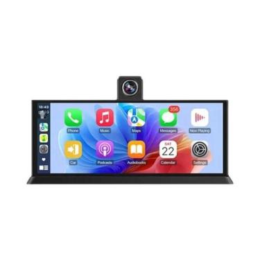 Imagem de Câmera DVR 4K Para Carro 11.3 Polegadas Wireless Carplay Android Auto 