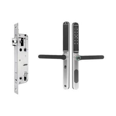 Imagem de Fechadura Inteligente Slim À Prova d'Água Para Porta Deslizante 2.8CM 