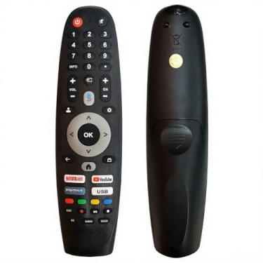 Imagem de XINFUTE Novo ajuste para controle remoto EKO RCA Blaupunkt Android Google Smart TV RTA4340