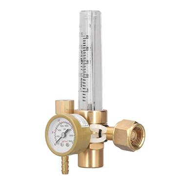 Imagem de Generic Válvula Reguladora de Soldagem de Bronze, Medidor de Vazão Confiável para Máquina de Solda Mig, Saída de 0-25lpm para Soldagem a de Argônio