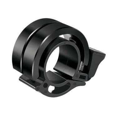 Imagem de Sino de bicicleta clássico, buzina de segurança giratória para adultos, buzina de aviso universal para ciclismo e acessório de equipamento(Black-double 22-1pc)