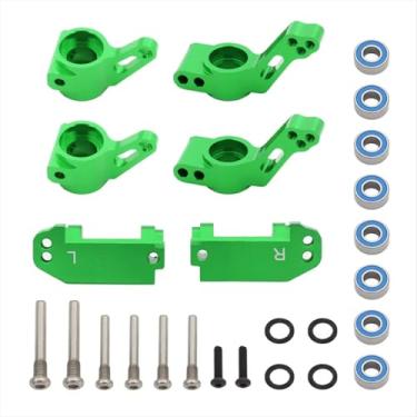 Imagem de MYHWDRNU Peças de carro RC compatíveis com Traxxas para Slash 2WD 1/10 RC Car Upgrade Parts Front C for Seat Front Steering Cup Rear Axle for Seat Kit