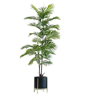 Imagem de Plantas falsas, planta artificial, linda árvore artificial em vaso para ambientes internos e externos, sala de estar, varanda, canto, decoração, plantas artificiais, ambientes internos e externos, C