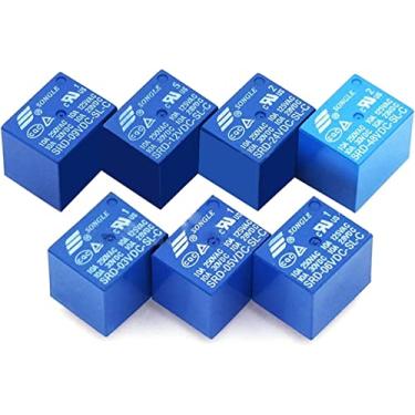 Imagem de Relé 1 peça Relé SRD-DC-SL-C 5 pinos 3/5/6/9/12/24/48v T73 10A 1 interruptor relé de comunicação relé eletromagnético corrente direta (tamanho: 5VDC)