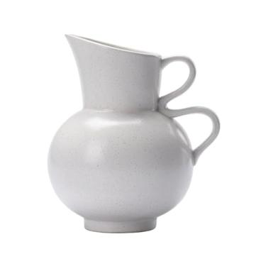 Imagem de URGDWEKJY Vaso de cerâmica estilo simples ornamentos podem ser utensílios de flores sala de estar interior de casa ornamentos de mesa vasos de flores