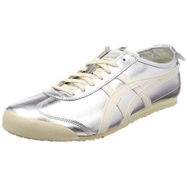 Imagem de Onitsuka Tiger México 66 1183B566 Tamanho masculino, Prata/Off White, 38 BR