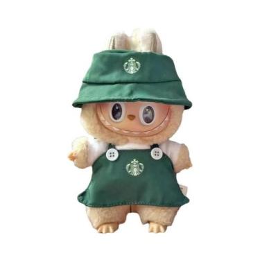 Imagem de Boneco Labubu Com Acessórios De Roupa De Trabalho E Cosplay: Hambúrgue