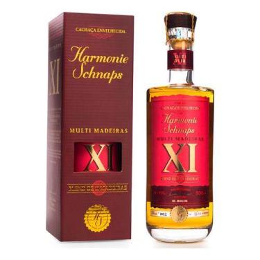 Imagem de Cachaça Envelhecida Harmonie Schnaps Blend 11 Madeiras 700ml