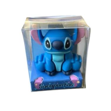 Imagem de Apontador Escolar Stitch Azul Fofo, Prático E Durável - Grupo Mixx