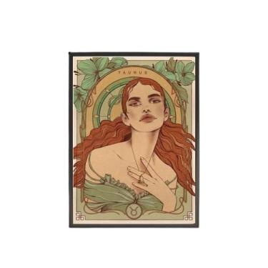 Imagem de Quadro Decorativo Vintage Signo Touro 20X30Cm - Quadros On-Line