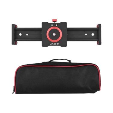 Imagem de Trilho Deslizante De Alumínio De 40cm Para Câmeras DSLR, Filmadoras E 