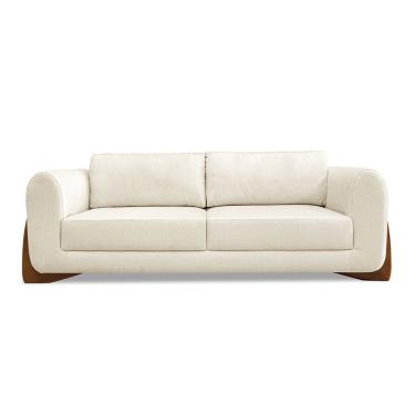 Imagem de Sofá Jobim 3 Lugares 2,30 Linho - Lucadi Home