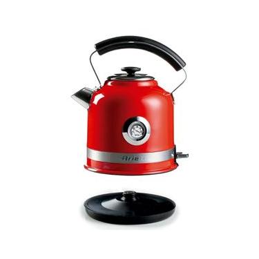 Imagem de CHALEIRA ARIETE ELÉTRICA MODERNA EM AÇO INOXIDÁVEL VERMELHO 1,7 LITROS 1850W 220V 00C285400ARBR