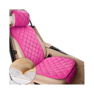 Imagem de Capa De Assento De Carro Rosa De Pelúcia Para Mulheres E Meninas, Almo