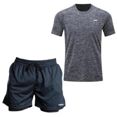 Imagem de Kit Camisa Dagg Premium + Short Academia e Térmico 2em1 Dagg-Masculino