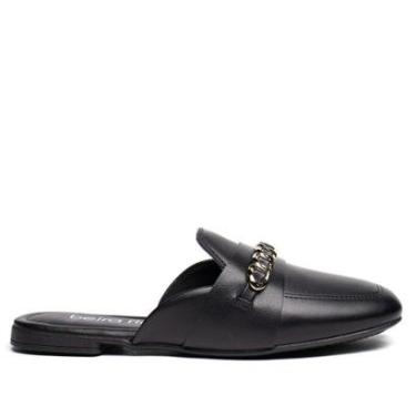 Imagem de Sapatilha Mule Feminina Beira Rio Napa Turim Preto-Feminino