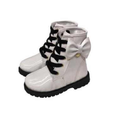 Imagem de Bota Tratorada Branco Infantil Feminina 20 Ao 34-Feminino
