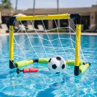 Imagem de Travinha Trava Bola Futebol Jogo Polo Aquático DM Splash 46cm Original