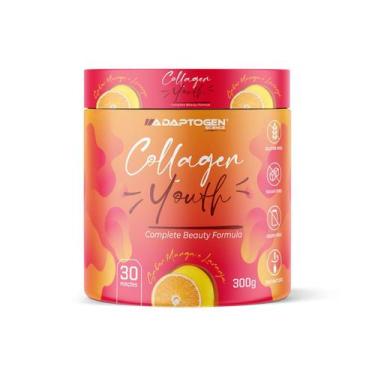 Imagem de Collagen Youth Adaptogen Colágeno Hidrolisado com Vitaminas 300g, Mang
