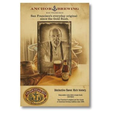 Imagem de Poster Cartaz Anchor Brewing Bebida Para Emoldurar 43cm - Armazm WEB, 