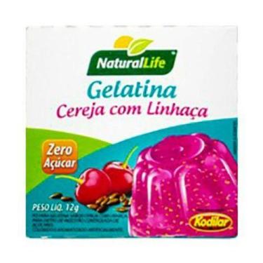 Imagem de Gelatina Cereja com Linhaça 12g Natural Life