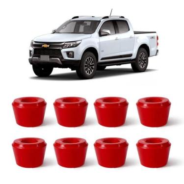 Imagem de Kit Buchas PU Amortecedor Traseiro S10 2012 Em Diante - Borfix