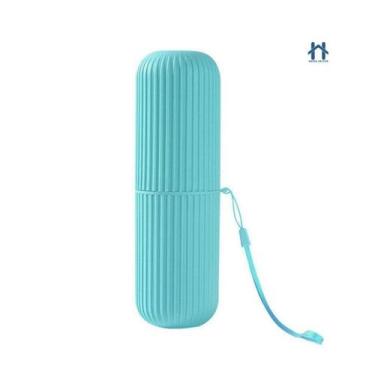 Imagem de Estojo Porta Escova e Pasta Dental OEM para Viagem em Plástico Azul Be