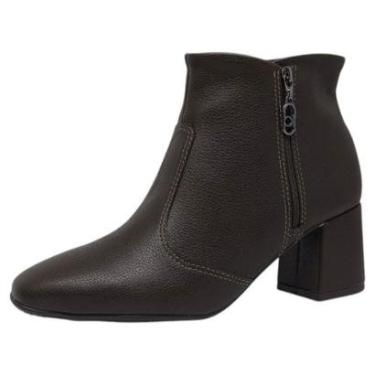 Imagem de Bota Feminina Elegante Salto Médio Moda Cano Baixo Beira Rio-Feminino