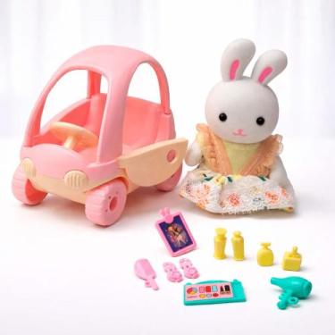 Imagem de Brinquedo Coelho Com Carrinho Domni