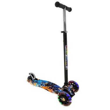 Imagem de Patinete Light Speed Infantil Colorido 3 Rodas Led Até 40kg - Zippy To