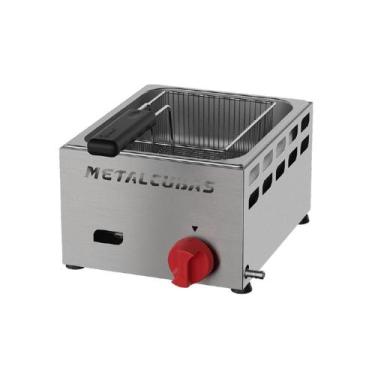 Imagem de Fritador a Gás Baixa Pressão Metalcubas 3 Litros FRCG3BP