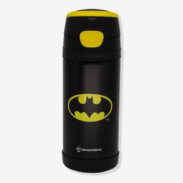 Imagem de Garrafa Térmica Infantil Click Canudo 300ml Batman - Zona Cristiva