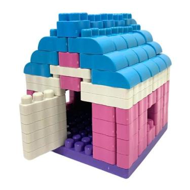 Imagem de Blocos De Montar Brinquedo Colorido 1000 Peças Educativo - LucToys