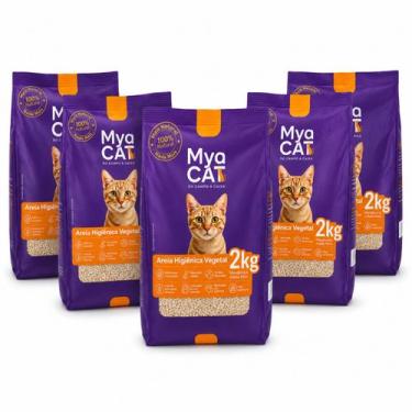 Imagem de Areia Gato Higienica MyaCat Mandioca Antiodor Natural Oferta -, 10kg