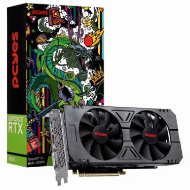 Imagem de Placa de Vídeo PCYes RTX 2060 NVIDIA GeForce GEF 6GB, GDDR6, 192 Bits, Dual FAN, Full Size