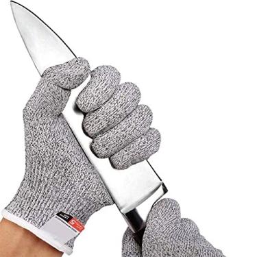 Imagem de Luvas Anti Corte Segurança Nivel 5 Cozinha Laminas Culinaria Proteçao