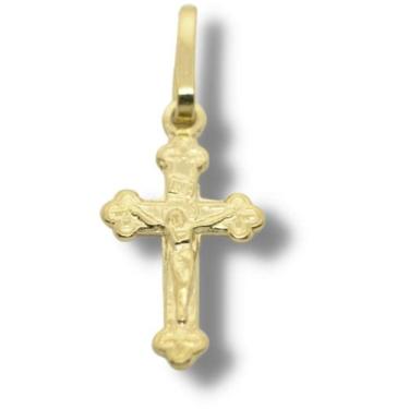 Imagem de Pingente Religioso Cruz Crucifixo Ouro 18K P269 - Joiasmax