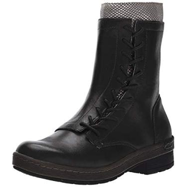 Imagem de Jambu Bota de inverno feminina castanha resistente à água, preta, Preto, 6
