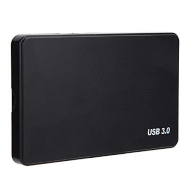 Imagem de Capa de disco de unidade USB 3.0, modo de economia de energia, desperta automaticamente forte e resistente porta serial de 5,0 gbps caixa ssd para escritório para casa para jovens para