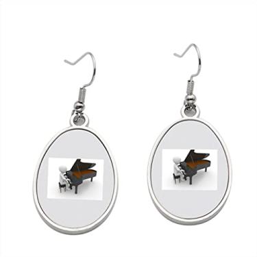 Imagem de Brinco de piano – Brincos pendentes para meninas – Presente de festa de aniversário dos namorados