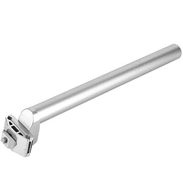 Imagem de substituição de espigão de bicicleta,Espigão de selim de bicicleta, 25.4 * 300mm Mountain bicicletaà prova de choque espigão de sela de bicicleta espigão de selim, para mountain mtb bicicle(Silver)