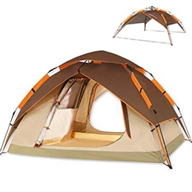 Imagem de Barraca de acampamento automática para 2 3 pessoas - barraca de mochila de 4 temporadas barraca portátil para caminhadas viagem pequena surpresa