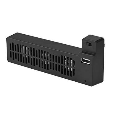 Imagem de Ventilador de resfriamento externo para console de jogos One X, ventilador de resfriamento externo USB portátil com redução de calor, máquina de jogos, radiador profissional montado na lateral para